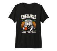 Pack Runner Wolf Cold Brew Lead The Miles Maglietta Premium