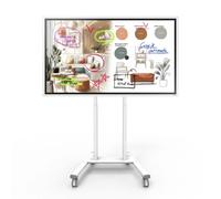 Pack Samsung Flip Pro 75 con Neomounts MOVE Lift Pack con display interattivo Samsung Flip Pro 75" 4K e supporto mobile Neomounts motorizzato, ideale