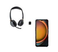 Pack Samsung Galaxy XCover 7 + Cleyver Nomad 95 UC Modular Smartphone potente y versátil con almacenamiento expandible y auricular Bluetooth con