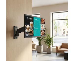 Pack Samsung QB24C + Supporto a muro Neomounts WL70-440BL11 Schermo Samsung QB24C + supporto a parete Neomounts WL70-440BL11: soluzione compatta e