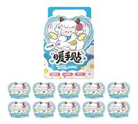 Pack scaldamani - Pacchetto termico portatile attivato dall'aria | 10 pezzi dita dei piedi del corpo sicuro portatile Cartoon Pack | Outdoor escursionismo tasca piedi scalda | per casa, dormitorio