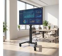 Pack schermo 4K Philips 55BDL3650Q 55'' + supporto da pavimento Neomounts Soluzione mobile per la visualizzazione dinamica professionale 18/7, con