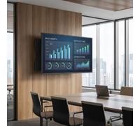 Pack schermo 4K Samsung QBC 55'' + supporto a parete Vision VFM-W2X2TV2 Soluzione professionale di digital signage 16/7, con schermo 4K Samsung da 55