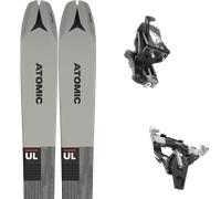 Pack sci alpinismo Atomic Backland 85 Ul 24 + Attacchi Sci - Grigio / Nero - Größe 172 - 2024