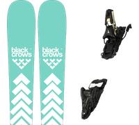 Pack sci alpinismo Black Crows Captis Birdie Turquoise 26 + Attacchi Sci - Blu / Bianco - Größe 160 - 2026