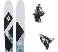 Pack sci alpinismo Black Diamond Helio Carbon 115 25 + Attacchi Sci - Nero / Blu / Grigio - Größe 185 - 2025
