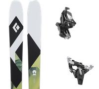Pack sci alpinismo Black Diamond Helio Carbon 88 25 + Attacchi Sci - Bianco / Nero / Verde - Größe 161 - 2025