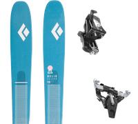 Pack sci alpinismo Black Diamond Helio Carbon 95 Blue 26 + Attacchi Sci - Blu - Größe 176 - 2026