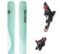 Pack sci alpinismo Faction Dancer 3 Turquoise 25 + Attacchi Sci - Blu - Größe 164 - 2025
