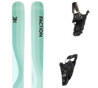 Pack sci alpinismo Faction Dancer 3 Turquoise 25 + Attacchi Sci - Blu - Größe 188 - 2025