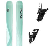 Pack sci alpinismo Faction Dancer 3 Turquoise 25 + Attacchi Sci - Blu - Größe 188 - 2025