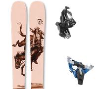 Pack sci alpinismo Icelantic Maiden 94 25 + Attacchi Sci - Rosa / Marrone - Größe 162 - 2025