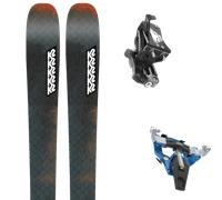 Pack sci alpinismo K2 Mindbender 90c 25 + Attacchi Sci - Nero / Rosso - Größe 160 - 2025