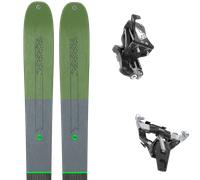 Pack sci alpinismo K2 Wayback 106 26 + Attacchi Sci - Verde / Grigio / Nero - Größe 179 - 2026