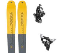 Pack sci alpinismo K2 Wayback 84 26 + Attacchi Sci - Giallo / Grigio / Nero - Größe 167 - 2026