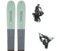 Pack sci alpinismo K2 Wayback 98 W 26 + Attacchi Sci - Blu / Nero / Grigio - Größe 165 - 2026
