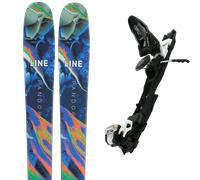 Pack sci alpinismo Line Pandora 104 24 + Attacchi Sci - Blu / Multicolore - Größe 172 - 2024