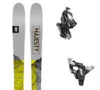Pack sci alpinismo Majesty Superscout 26 + Attacchi Sci - Grigio / Giallo - Größe 176 - 2026