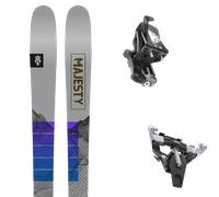 Pack sci alpinismo Majesty Superwolf 25 + Attacchi Sci - Grigio / Blu - Größe 184 - 2025