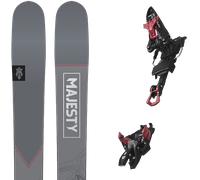 Pack sci alpinismo Majesty Vanguard Ti 25 + Attacchi Sci - Rosso / Grigio - Größe 176 - 2025