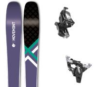 Pack sci alpinismo Movement Axess 90 W 24 + Attacchi Sci - Viola / Nero / Bianco - Größe 161 - 2024