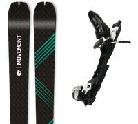 Pack sci alpinismo Movement Fast 71 25 + Attacchi Sci - Verde / Nero - Größe 168 - 2025