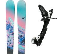 Pack sci alpinismo Nordica Santa Ana 82 Blue Clair/corail/blue Nuit 26 + Attacchi Sci - Blu / Nero / Rosa - Größe 167 - 2026