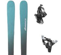 Pack sci alpinismo Nordica Unlimited 88 Aqua/grey 26 + Attacchi Sci - Blu / Grigio / Nero - Größe 179 - 2026