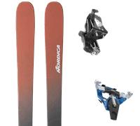 Pack sci alpinismo Nordica Unlimited 94 Red/silver 25 + Attacchi Sci - Rosso / Nero - Größe 165 - 2025
