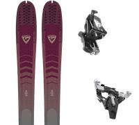 Pack sci alpinismo Rossignol Escaper W 87 Nano 24 + Attacchi Sci - Viola / Blu / Multicolore - Größe 152 - 2024