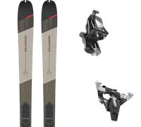 Pack sci alpinismo Salomon Mtn 80 Carbon 26 + Attacchi Sci - Grigio / Nero / Beige - Größe 164 - 2026