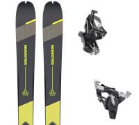 Pack sci alpinismo Salomon Mtn 84 Pure 24 + Attacchi Sci - Giallo / Grigio / Nero - Größe 164 - 2024