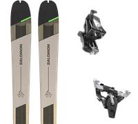 Pack sci alpinismo Salomon Mtn 86 Carbon 25 + Attacchi Sci - Grigio / Nero - Größe 180 - 2025