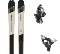 Pack sci alpinismo Salomon Mtn 86 W Carbon 25 + Attacchi Sci - Grigio / Nero - Größe 164 - 2025