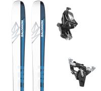 Pack sci alpinismo Salomon Qst Echo 106 Wht/race Blue/process Blue 25 + Attacchi Sci - Blu / Bianco - Größe 189 - 2025