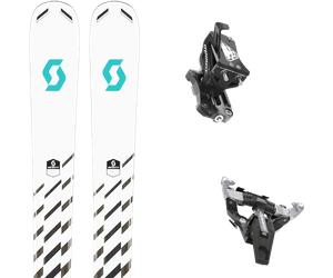 Pack sci alpinismo Scott Superguide 95 W's 25 + Attacchi Sci - Verde / Bianco / Marrone - Größe 160 - 2025