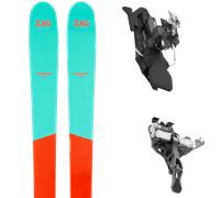 Pack sci alpinismo Zag H96 Lady 25 + Attacchi Sci - Blu / Rosso - Größe 170 - 2025