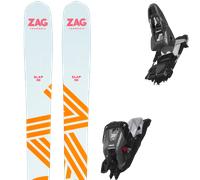 Pack sci alpinismo Zag Slap 98 Lady 25 + Attacchi Sci - Bianco - Größe 160 - 2025