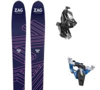 Pack sci alpinismo Zag Ubac 102 25 + Attacchi Sci - Blu / Rosa / Bianco - Größe 184 - 2025