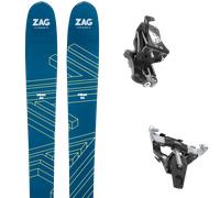 Pack sci alpinismo Zag Ubac 95 25 + Attacchi Sci - Bianco / Giallo / Blu - Größe 184 - 2025