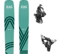 Pack sci alpinismo Zag Ubac 95 Lady Turquoise 26 + Attacchi Sci - Verde - Größe 173 - 2026