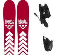 Pack sci Black Crows Camox Red 26 + Attacchi Sci - Rosso / Bianco - Größe 175 - 2026