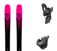 Pack sci Black Crows Corvus Pink 25 + Attacchi Sci - Nero / Rosa - Größe 181 - 2025