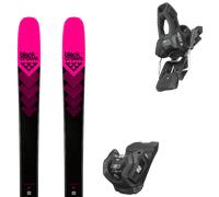 Pack sci Black Crows Corvus Pink 25 + Attacchi Sci - Nero / Rosa - Größe 186 - 2025