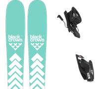 Pack sci Black Crows Junius Birdie Turquoise 26 + Attacchi Sci - Blu / Bianco - Größe 121 - 2026