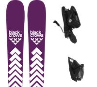 Pack sci Black Crows Sato Birdie Deep Purple 26 + Attacchi Sci - Viola / Bianco - Größe 161 - 2026