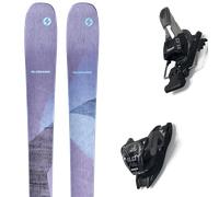 Pack sci Blizzard Black Pearl 88 Violet 26 + Attacchi Sci - Viola / Nero - Größe 164 - 2026