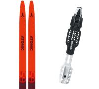 Pack sci di fondo Atomic Redster S9 Junior 23 + Attacchi Sci - Rosso / Viola - Größe 169 - 2023