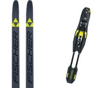 Pack sci di fondo Fischer Aerolite Skate 90 Medium 25 + Attacchi Sci - Nero / Giallo - Größe 176 - 2025