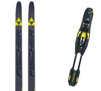 Pack sci di fondo Fischer Aerolite Skate 90 Stiff 25 + Attacchi Sci - Nero / Giallo - Größe 176 - 2026